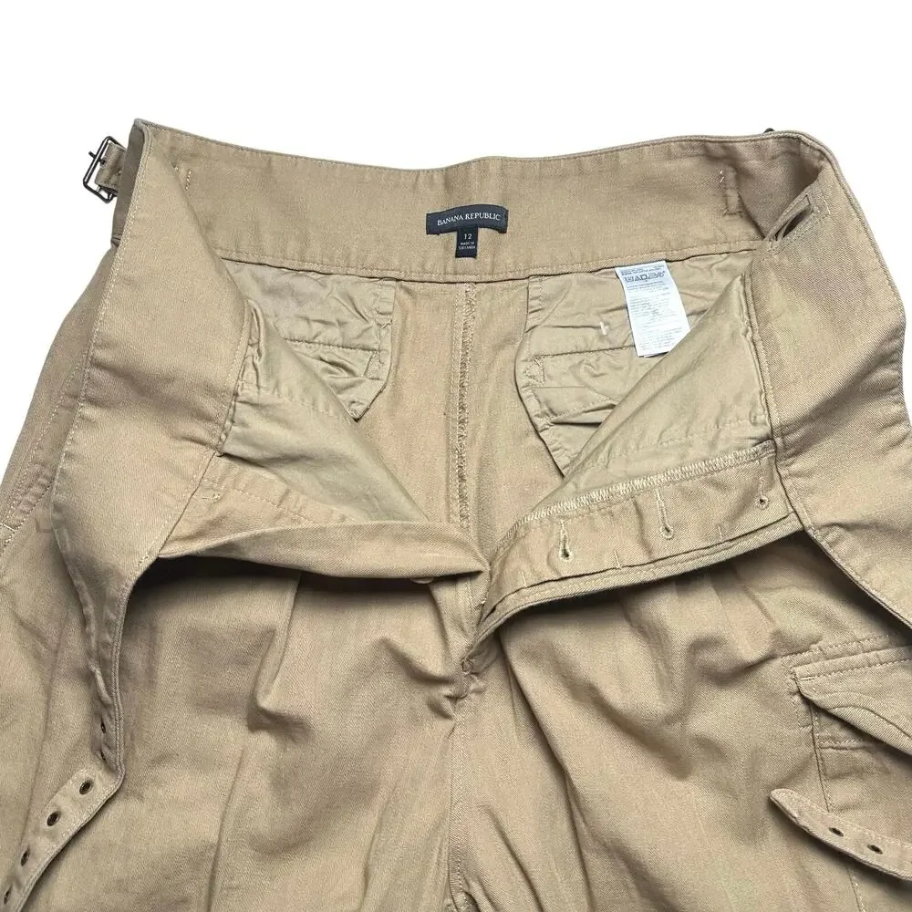 Banana Republic | Women | Heritage Explorer High Waist Pleated Cargo Pants | 12